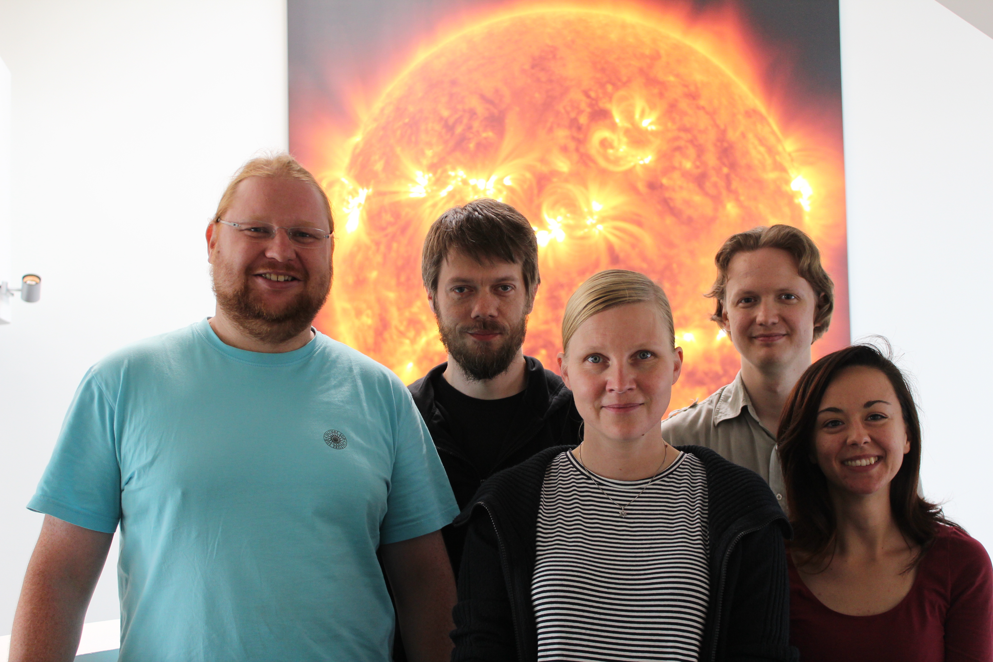 Team members at Max Planck Instutute for Solar System Research